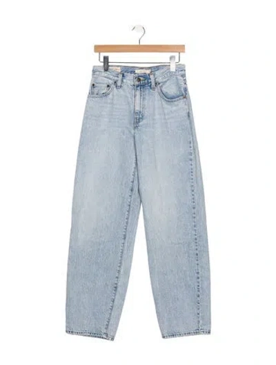 Pre-owned Levi's High-rise Wide Leg Jeans In Blue