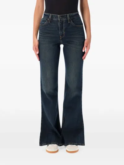 Levi's High-waisted Flared Jeans In Blue