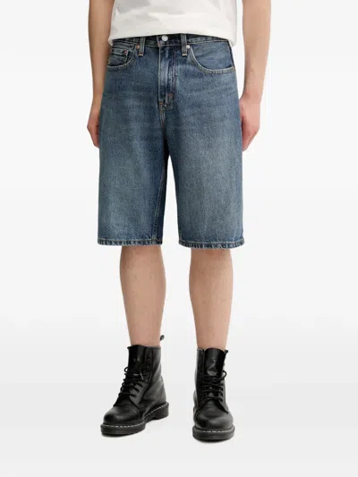 Levi's High-waisted Shorts In Blue