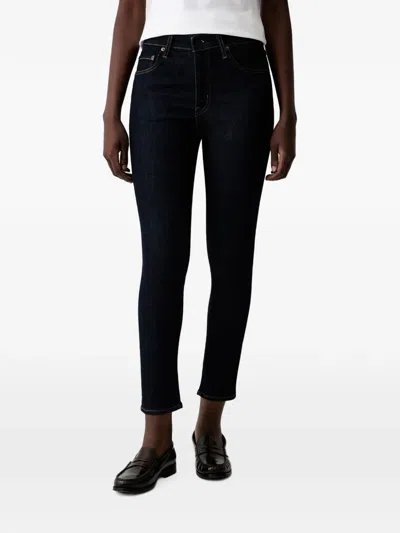 Levi's High-waisted Skinny Jeans In Blue