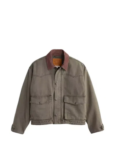 Levi's Hilltop Corduroy-collar Jacket In Multi