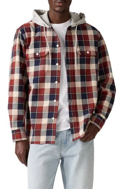 Levi's® Hooded Classic Worker Overshirt In Animal Print