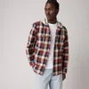 Levi's Hooded Classic Worker Shirt In Multi