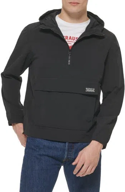 Levi's® Hooded Popover Jacket In Black