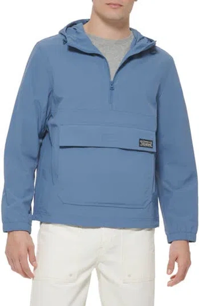 Levi's® Hooded Popover Jacket In Blue