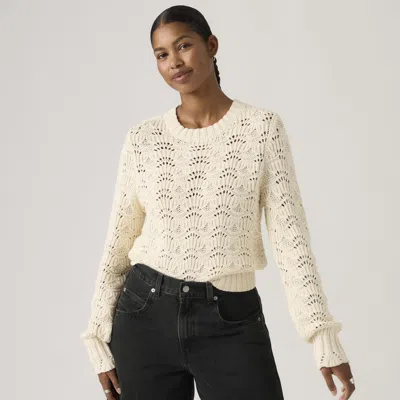 Levi's Hope Crochet Pullover In White