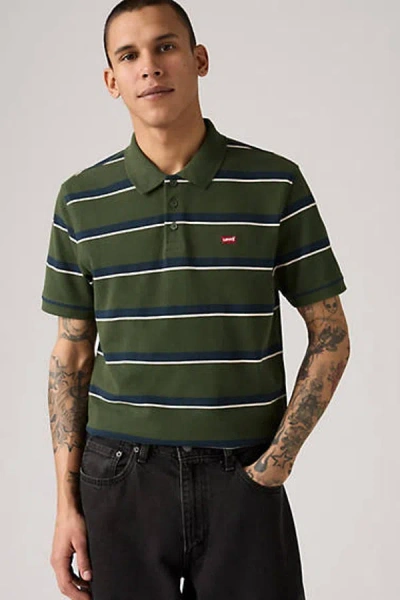 Levi's Housemark Polo Shirt In Green