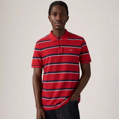 Levi's Housemark Polo Shirt In Red