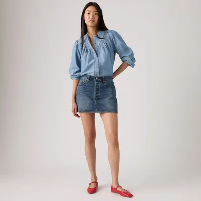 Levi's Icon Skirt In Blue