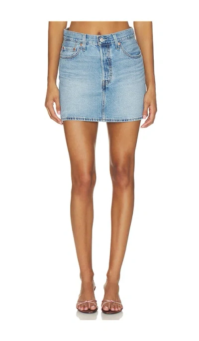 Levi's Icon Skirt In Aligned Smoke