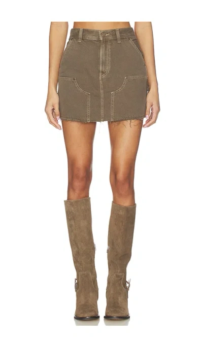 Levi's Icon Utility Skirt In Brown