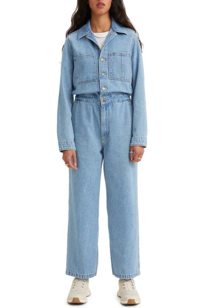 Levi's® Iconic Long Sleeve Denim Jumpsuit In More Money More Problems