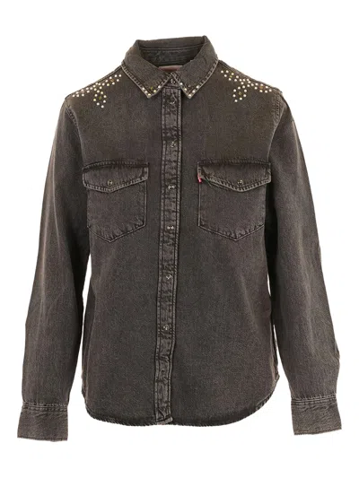 Levi's® Levi`s Iconic Western Bejewled Western In Gray