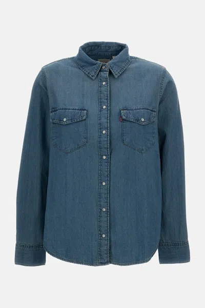 Levi's Iconic Western Shirt In Blue