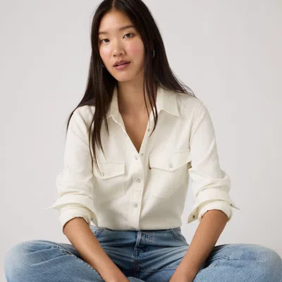 Levi's Iconic Western Shirt In White