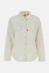 Levi's Ivory Lyocell Blend Iconic Western Shirt In White
