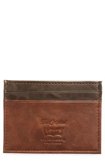 Levi's® Ivy Leather Card Case In Blue