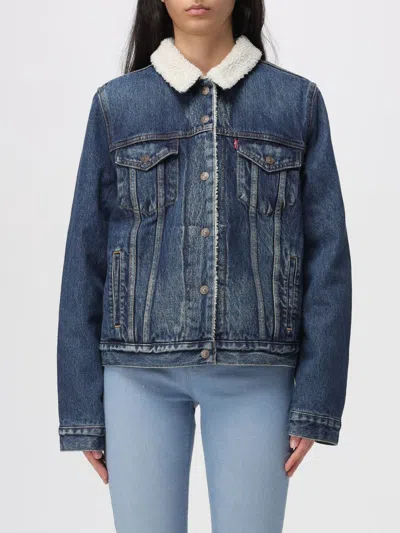 LEVI'S JACKET LEVI'S WOMAN COLOR BLUE,H69590009