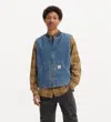Levi's Jackets And Jackets Man Levis A8580 0000 - Sansome Vest Denim In Blue