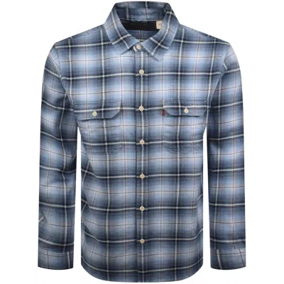 Levi's Levis Jackson Worker Long Sleeve Shirt Blue