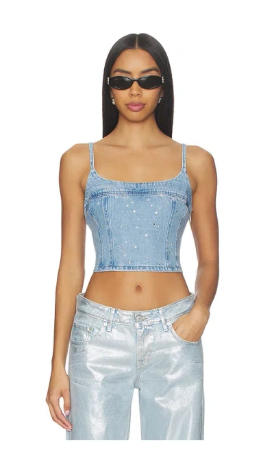 Levi's Jadine Denim Cami Tank In Blue