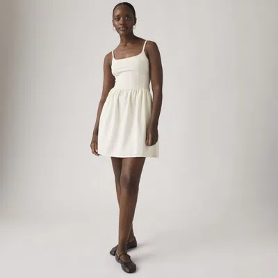 Levi's Jadine Denim Dress In White