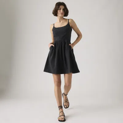 Levi's Jadine Denim Dress In Black