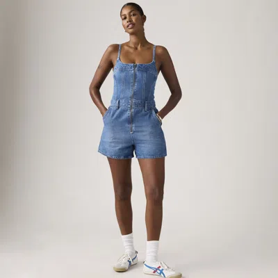 Levi's Jadine Romper In Blue
