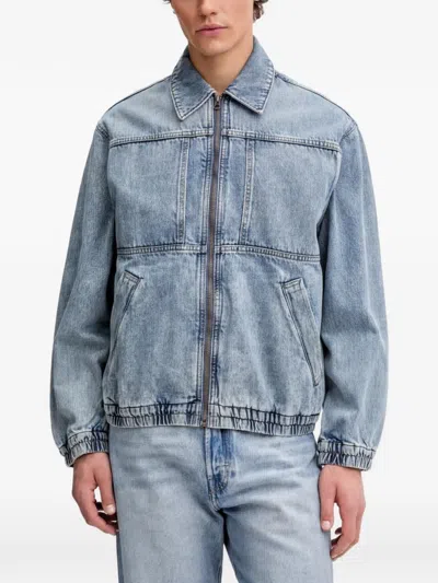 Levi's Janaai Zip-fastening Denim Jacket In Blue