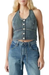 Shop Levi's® Janeesah Halter Denim Top In You Need Me 2