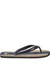 Levi's Jayden Logo-embossed Flip Flops In Neutral