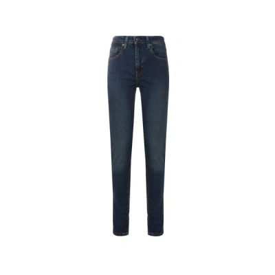 Levi's High-waisted Skinny Jeans In Blue