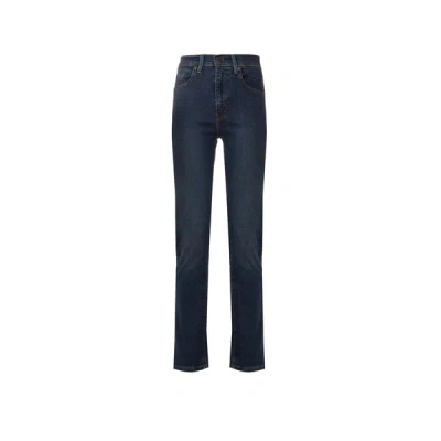 Levi's High-waisted Slim-fit Jeans In Blue