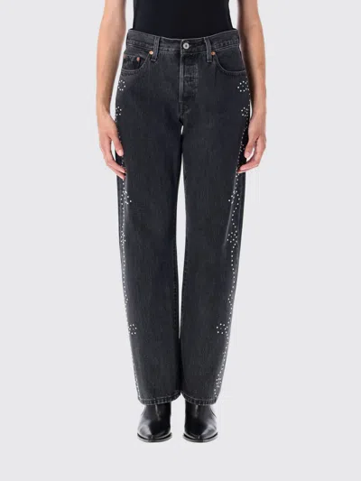 LEVI'S JEANS LEVI'S WOMAN COLOR BLACK,H32273002