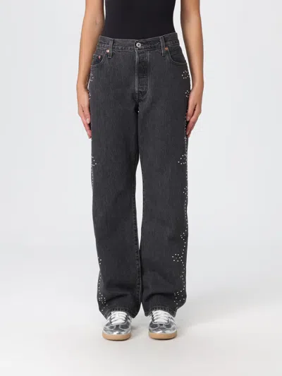 Levi's Jeans  Woman Color Black In Gray