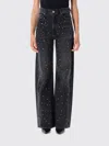 Levi's Ribcage Crystal-embellished Jeans In Black