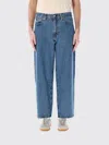 Levi's Blue Cotton Wide-leg Jeans In Blue