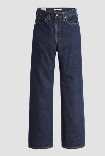 Levi's Jeans Wide Leg Dark Blue Woman