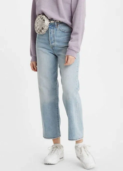 Levi's Jeans Woman Levis 72693 0055 L.27 - Ribcage Middle Road In Blue