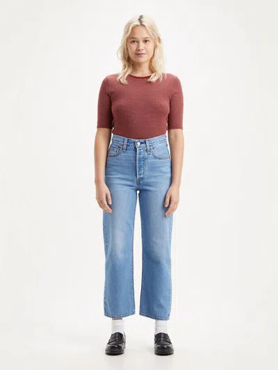 Levi's Jeans Woman Levis 72693 0130 L.31 - Ribcage Z0569 Ligh Indd In Blue