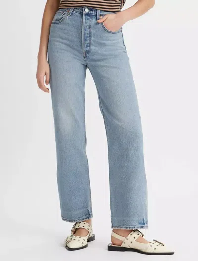 Levi's Jeans Woman Levis 72693 0219 L.27 - Ribcage Les Share In Blue