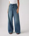 Levi's Jeans Woman Levis A8701 0009 - Straight Stop Flaxing Jeans In Blue