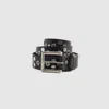 Levi's Jordan Studded Belt In Black