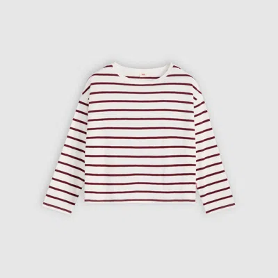 Levi's Julie Slub Long Sleeve Tee In Neutral