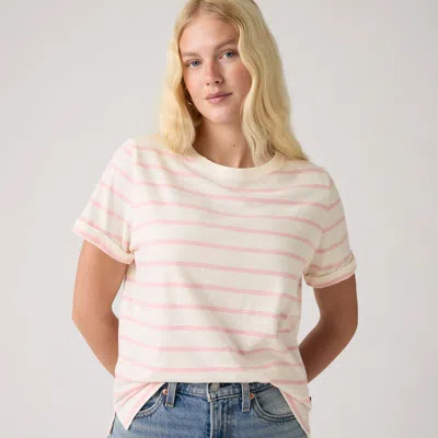 Levi's Julie Slub Short-sleeve Tee T-shirt In Multi
