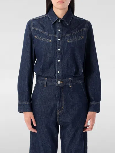 Levi's Jumpsuits  Woman Color Denim In Blue