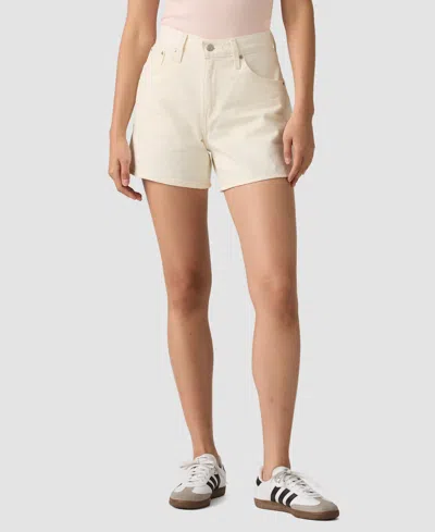 Levi's Juniors' Cinch High-rise Mid-thigh Shorts In Neutral