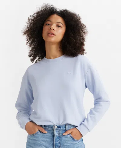 Levi's Juniors' Everyday Crew Neck Sweatshirt In Blue