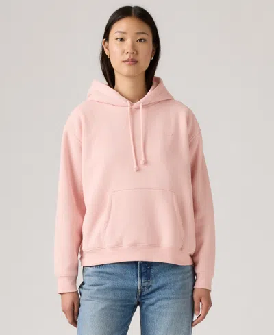 Levi's Juniors' Everyday Hooded Sweatshirt In Pink