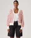 Levi's Snowflake Cardigan In Red